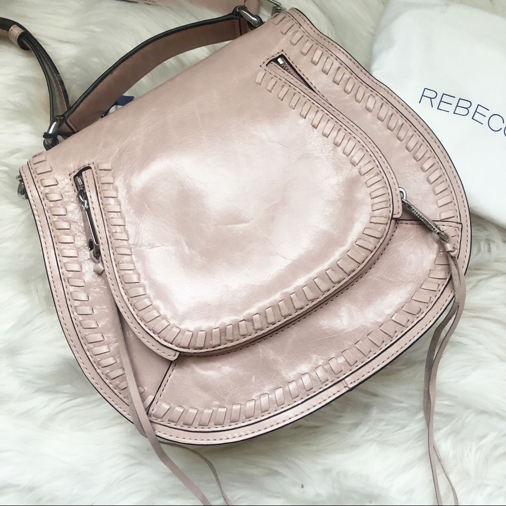Rebecca Minkoff Vanity Saddle Bag Lilac~SOLD - Picture 5 of 8